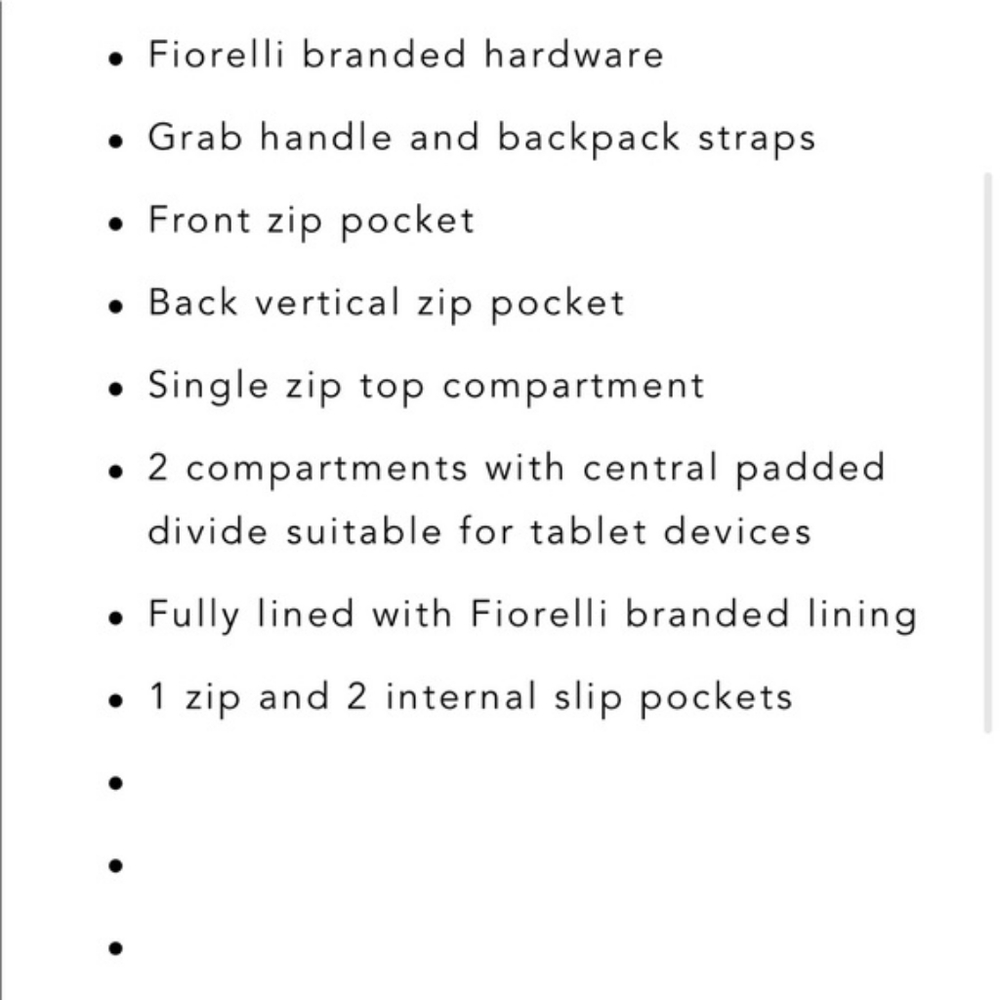 Fiorelli backpack - Picture 6 of 7